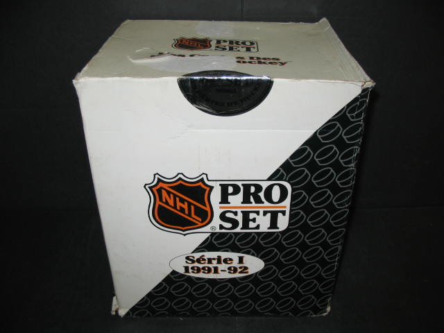 1991/92 Pro Set Hockey Series 1 Case (French) (10 Box)