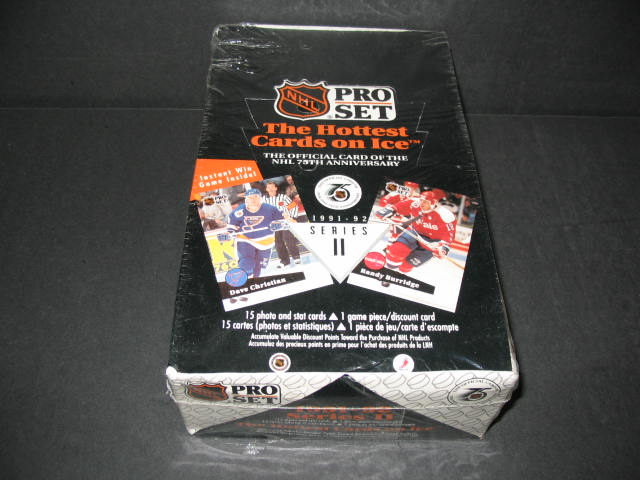 1991/92 Pro Set Hockey Series 2 Box (English) (36/15)