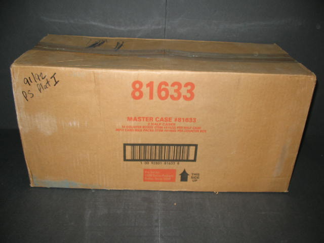 1991/92 Pro Set Platinum Hockey Series 1 Case (20 Box) (81633)