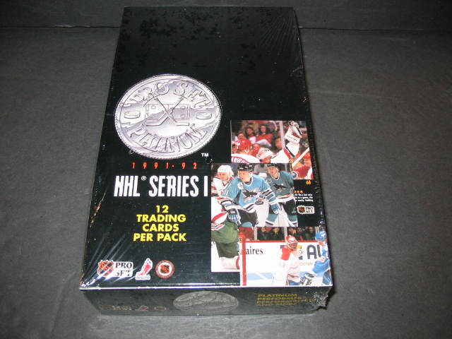 1991/92 Pro Set Platinum Hockey Series 1 Box