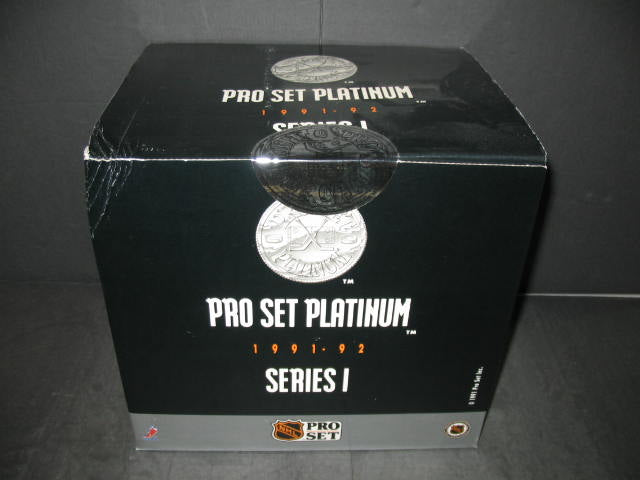 1991/92 Pro Set Platinum Hockey Series 1 Case (10 Box)