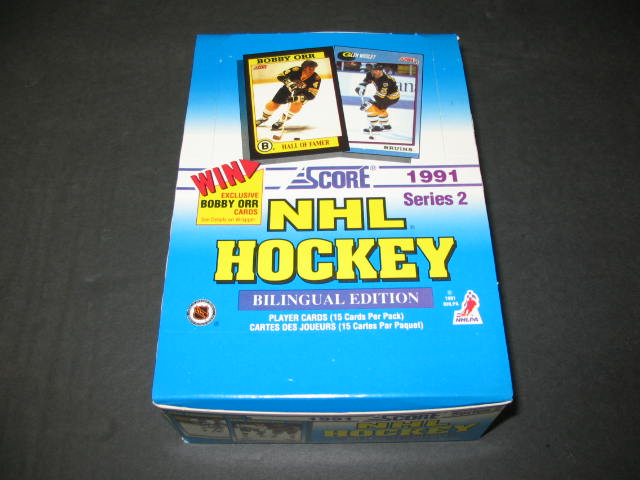 1991/92 Score Hockey Series 2 Box (Can/Bi)