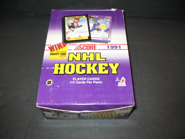 1991/92 Score Hockey Box (US) (Purple)