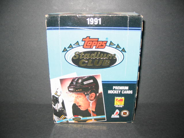 1991/92 Topps Stadium Club Hockey Box