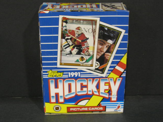1991/92 Topps Hockey Box