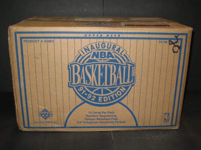 1991/92 Upper Deck Basketball Low Series Case (24 Box) (03051)