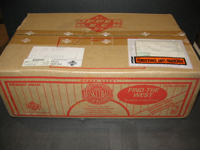 1991/92 Upper Deck Basketball High Series Case (12 Box)