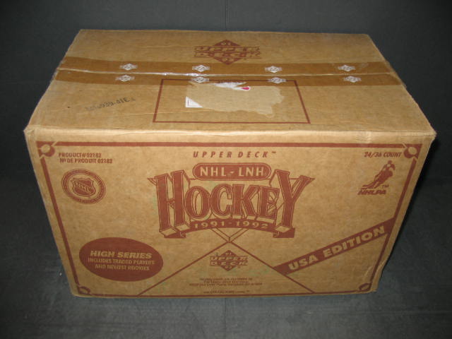 1991/92 Upper Deck Hockey High Series Case (U.S.) (24 Box) (02182)