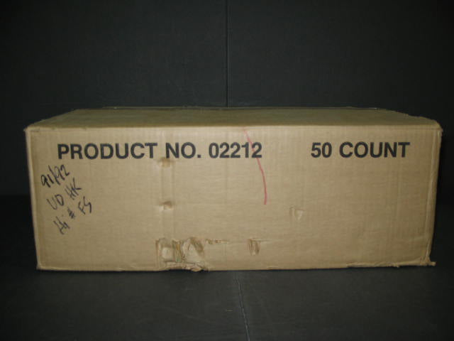 1991/92 Upper Deck Hockey High Number Factory Set Case (50 Sets) (02212)