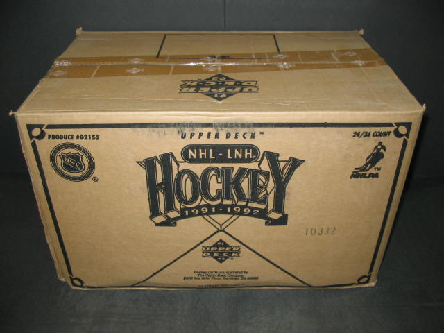 1991/92 Upper Deck Hockey Low Series Case (24 Box) (02152)