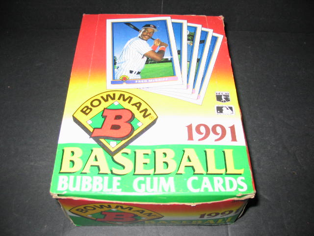 1991 Bowman Baseball Box