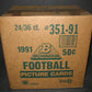 1991 Bowman Football Case (24 Box)
