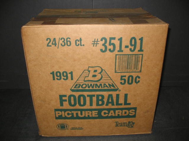 1991 Bowman Football Case (24 Box)