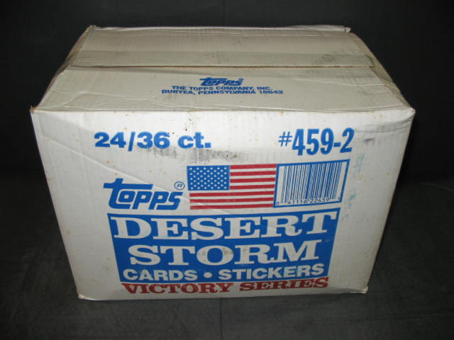 1991 Topps Desert Storm Trading Cards Series 2 Case (24 Box)
