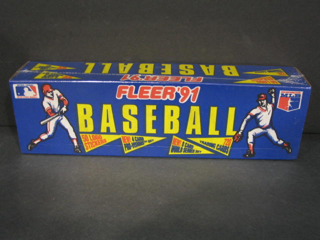 1991 Fleer Baseball Factory Set (Hobby) (Blue)
