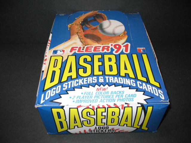 1991 Fleer Baseball Rack Box