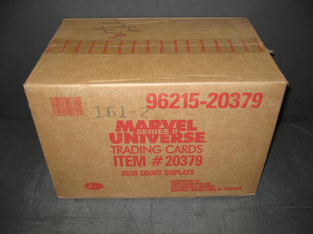 1991 Impel Marvel Universe Series 2 Case (20 Box) (Sealed)