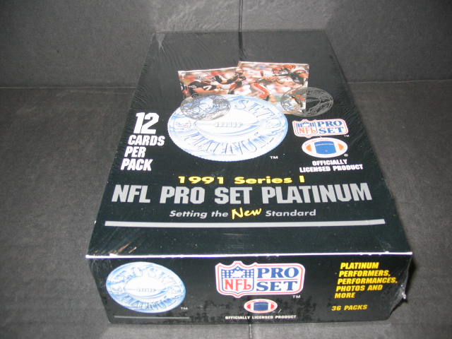 1991 Pro Set Platinum Football Series 1 Box