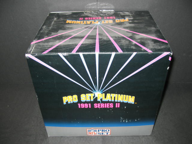 1991 Pro Set Platinum Football Series 2 Case (10 Box)