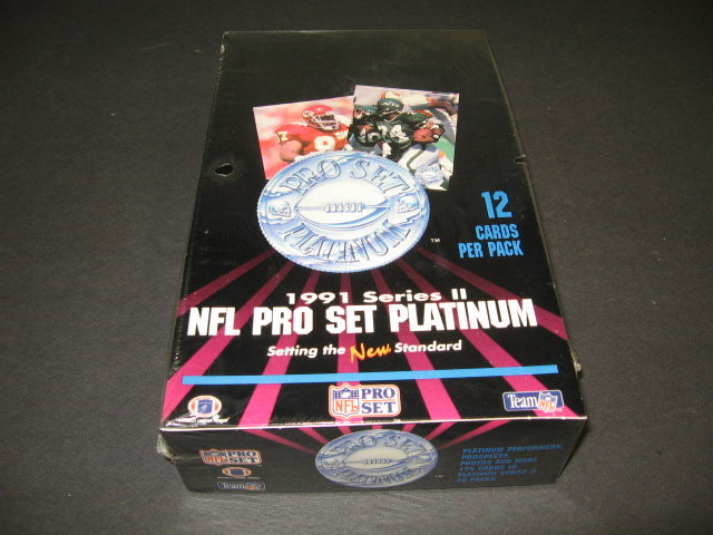 1991 Pro Set Platinum Football Series 2 Box