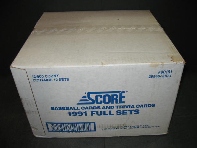 1991 Score Baseball Factory Set Case (12 Sets)
