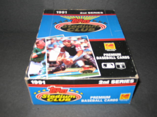 1991 Topps Stadium Club Baseball Series 2 Box