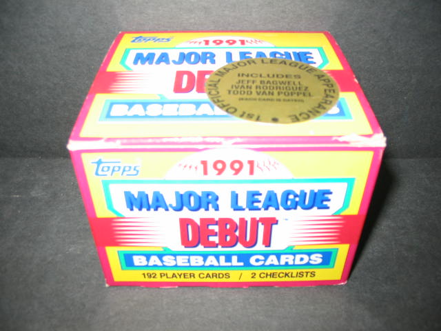 1991 Topps Baseball Major League Debut Factory Set