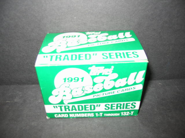1991 Topps Baseball Traded Factory Set