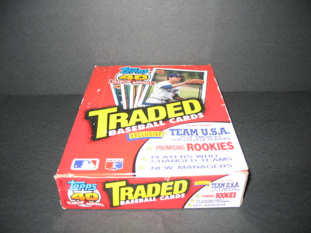 1991 Topps Baseball Traded Unopened Wax Box