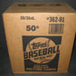 1991 Topps Baseball Unopened Wax Case (20 Box) (Sealed)