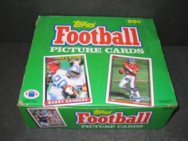 1991 Topps Football Cello Box