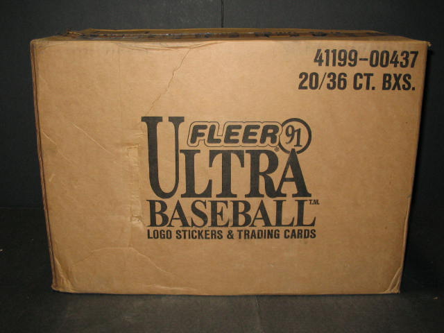 1991 Fleer Ultra Baseball Case (20 Box) (00437)