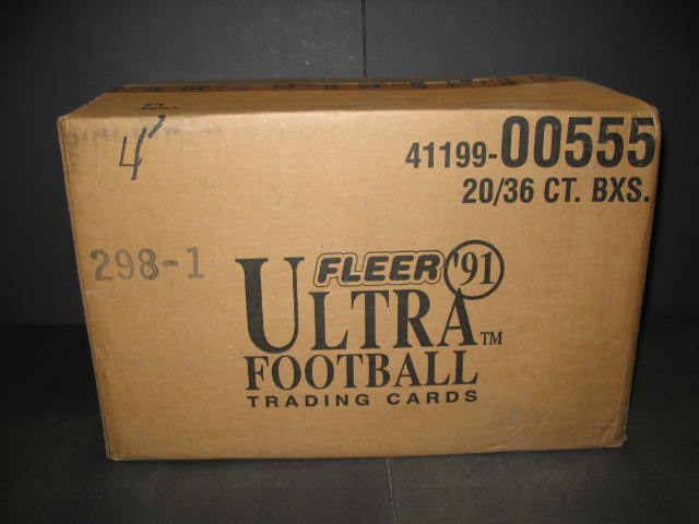 1991 Fleer Ultra Football Case (20 Box) (00555)