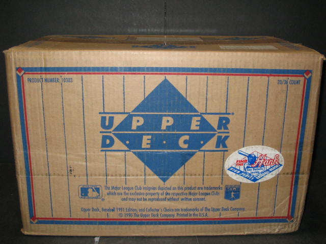 1991 Upper Deck Baseball High Series Case (20 Box) (10303H)