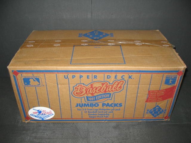 1991 Upper Deck Baseball High Series Jumbo Case (20 Box)