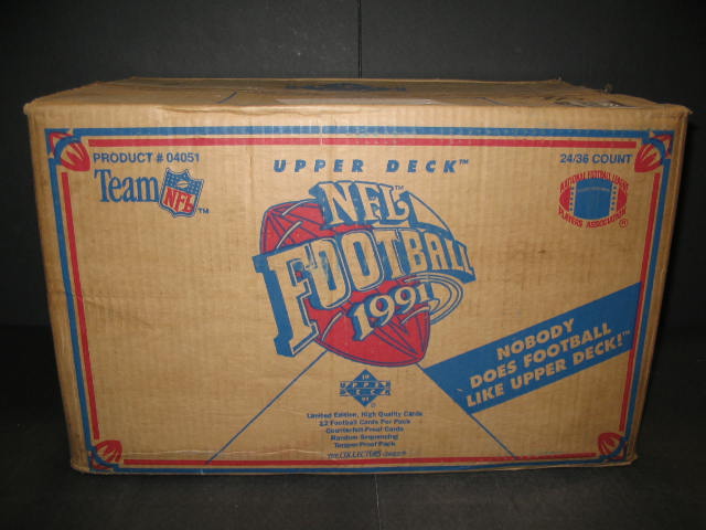1991 Upper Deck Football Low Series Case (24 Box)