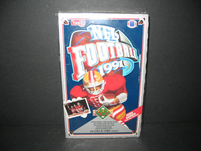 1991 Upper Deck Football High Series Box