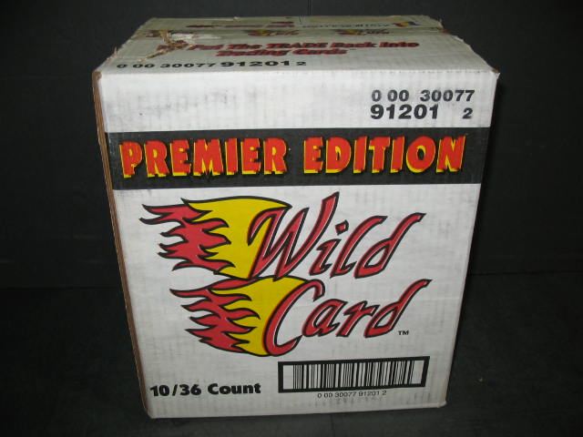 1991 Wild Card NFL Football Case (10 Box) (91201)