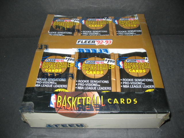 1992/93 Fleer Basketball Series 1 Jumbo Box