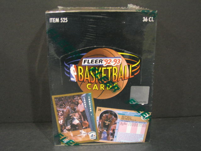 1992/93 Fleer Basketball Series 1 Box