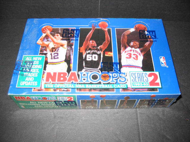 1992/93 Hoops Basketball Series 2 Box