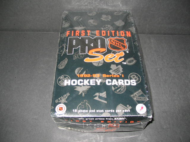 1992/93 Pro Set Hockey Series 1 Box