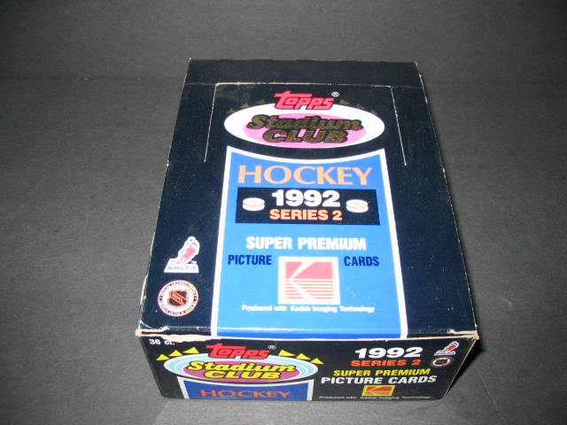 1992/93 Topps Stadium Club Hockey Series 2 Box