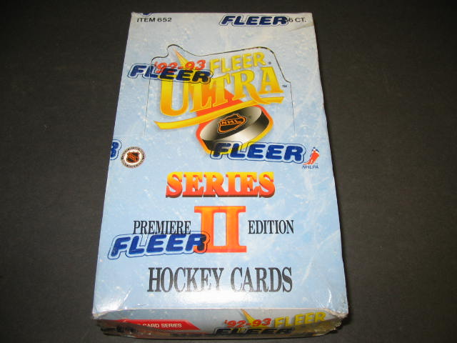 1992/93 Fleer Ultra Hockey Series 2 Box