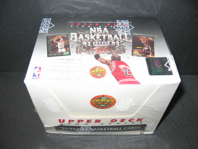 1992/93 Upper Deck Basketball High Series Jumbo Box (White) (20/27)