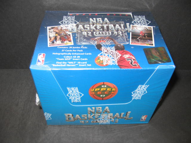 1992/93 Upper Deck Basketball Low Series Jumbo Box