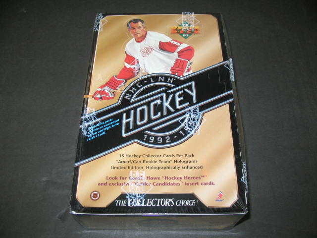 1992/93 Upper Deck Hockey High Series Box (Retail)