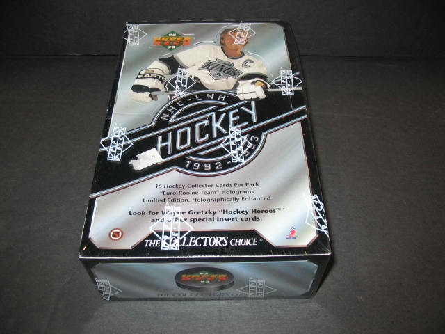 1992/93 Upper Deck Hockey Low Series Box