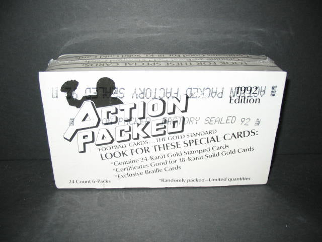 1992 Action Packed Football Box