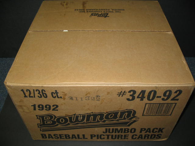 1992 Bowman Baseball Case (Hobby) (16 Box) (BBCE)